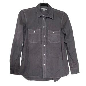 Madewell Western Trucker Jacket Lightweight Purple White Stitching Size Small